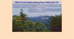 Desktop Screenshot of blackforestcampground.com